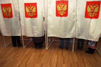 По итогам обработки 90,26% протоколов В.Путин набирает 64,6% голосов