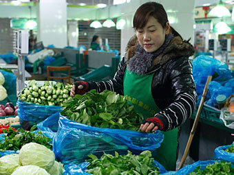 964 млрд долларов - объем рынка продовольствия в Китае в 2011 году