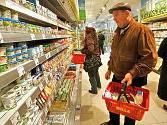 На 600 рублей подорожал набор основных продуктов питания в России за 2012 год